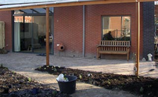 tuin in aanleg